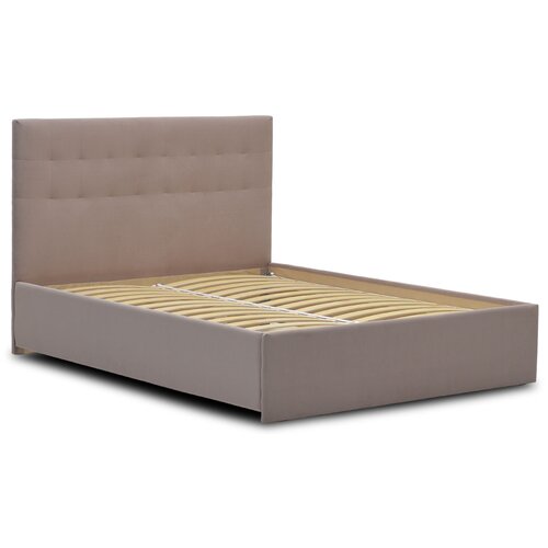 Кровать Кенно 160, Ладья, без механизма, велюр Evita 26