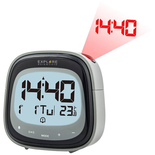 Часы цифровые Explore Scientific с проектором черные 561700₽