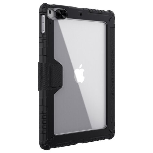 Чехол книжка Nillkin для планшета Apple iPad 7 10.2 (2019) / iPad 8 10.2 (2020) / iPad 9 10.2 (2021) Bumper Pro, с защитной шторкой для камеры Черный for yamaha xsr700 xsr 700 2020 2012 2015 2019 2020 2021 motorbike 25mm engine bumper decorative guard block crash bar protection