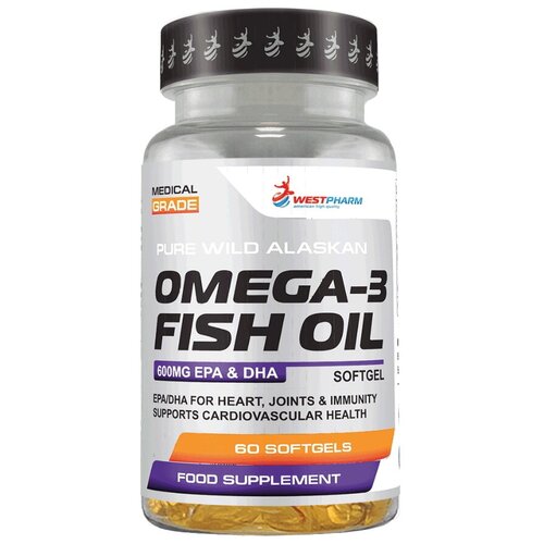 WESTPHARM Omega 3 Fish Oil (60 капс.), 60 шт.