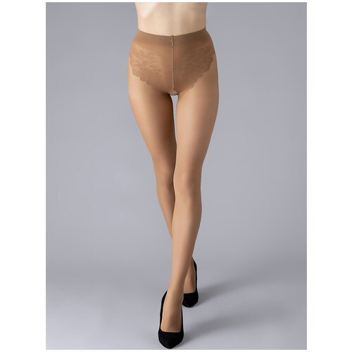 Колготки Giulia BIKINI 40 размер 5XL caramel кремовый 299₽