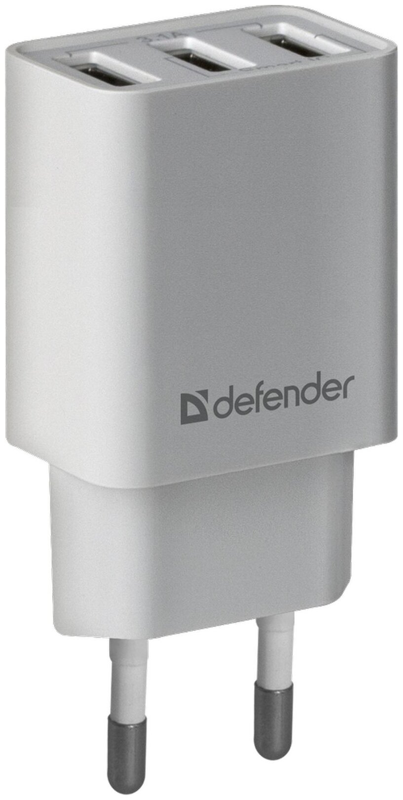 Сетевой адаптер питания Defender UPA-31 зарядка 3.1А 3 USB-порта