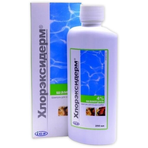 Зоошампунь для кошек и собак Хлорэксидерм 4% , фл. 250 мл