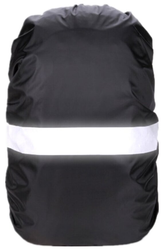 Дождевик-чехол для рюкзака со светоотражающими вставками водонепроницаемый, объем 30-40 л