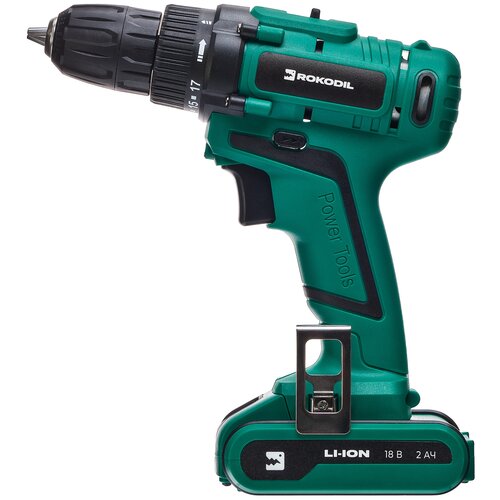 Аккумуляторная дрель-шуруповерт Rokodil Twist 2 Pro 18 В 2 Ач 48 нм 899000₽