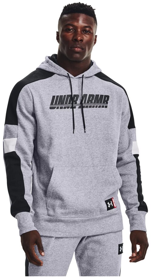 Толстовка Under Armour Baseline Fleece P/O Hoody Серый Lg 1366528-011