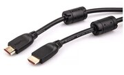 Кабель HDMI 19M/M ver 2.0, 5М,2 фильтра, Aopen/Qust