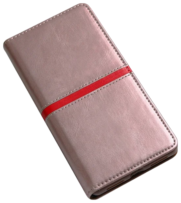 Чехол-книжка MyPads Una Fitto для ASUS ZenFone Max M1 (ZB555KL) из эко-кожи розовый