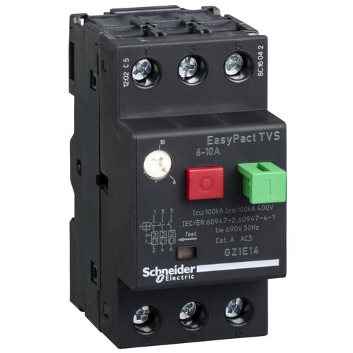 Автоматический выключатель 6-10A, Schneider Electric, GZ1E14