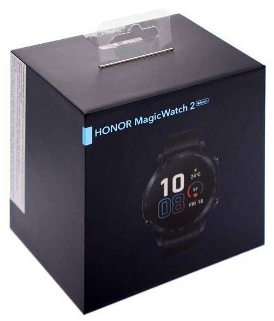Смарт-часы HONOR Watch Magic 2 HBE-B19, 42.3мм, 1.2", черный / черный [55025031] - фото №4
