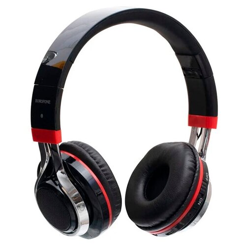 Стереогарнитура беспроводная BOROFONE B08 полноразмерная Bluetooth 50 черно-красная 118700₽