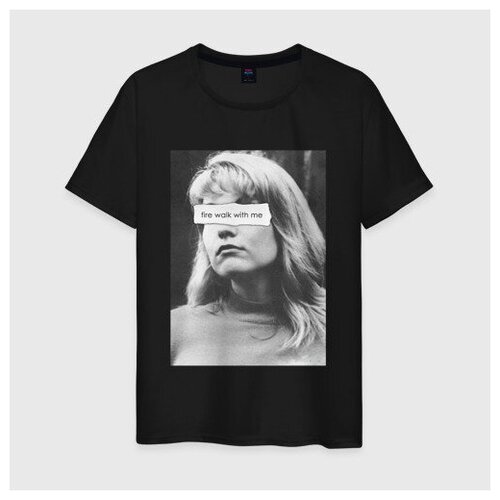 фото Футболка хлопок, размер (54)2xl, черный нет бренда