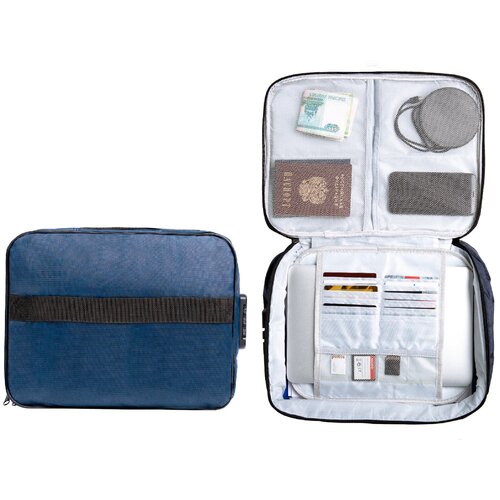 Кейс для хранения документов / Дорожный органайзер / Сумка для ручной клади на чемодан