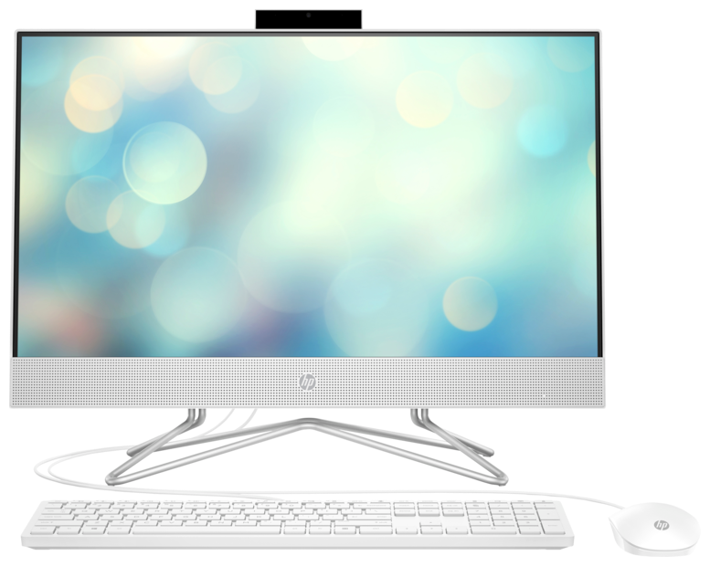 HP 24-df1070ur NT 23.8" FHD(1920x1080) Core i5-1135G7, 8GB DDR4 3200 (1x8GB), SSD 256Gb, Intel Internal Graphics, noDVD, kbd&mouse wired, HD Webcam, Snow White, Windows11, 1Y Wty, repl.496Y3EA