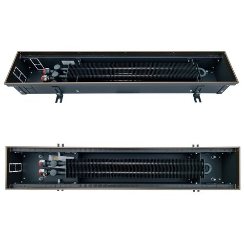 Внутрипольный конвектор Techno Power KVZ 150-105-2200Б с естественной конвекцией окантовка цвет бронза без решетки 19610₽
