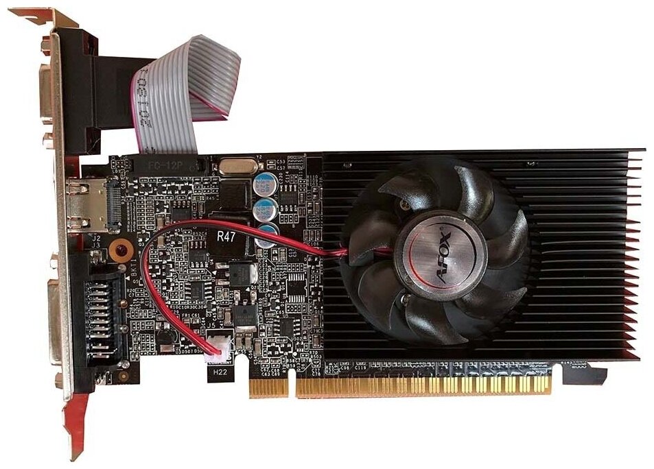 Видеокарта PCI-E Afox Geforce GT210 (AF210-1024D3L8) 1GB GDDR3 64bit 40nm 589/1000MHz D-Sub/DVI-D/HDMI RTL