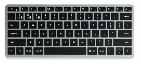 Беспроводная клавиатура Satechi Slim X1 Bluetooth Keyboard-RU. Раскладка - Русская. Цвет- Серый космос.