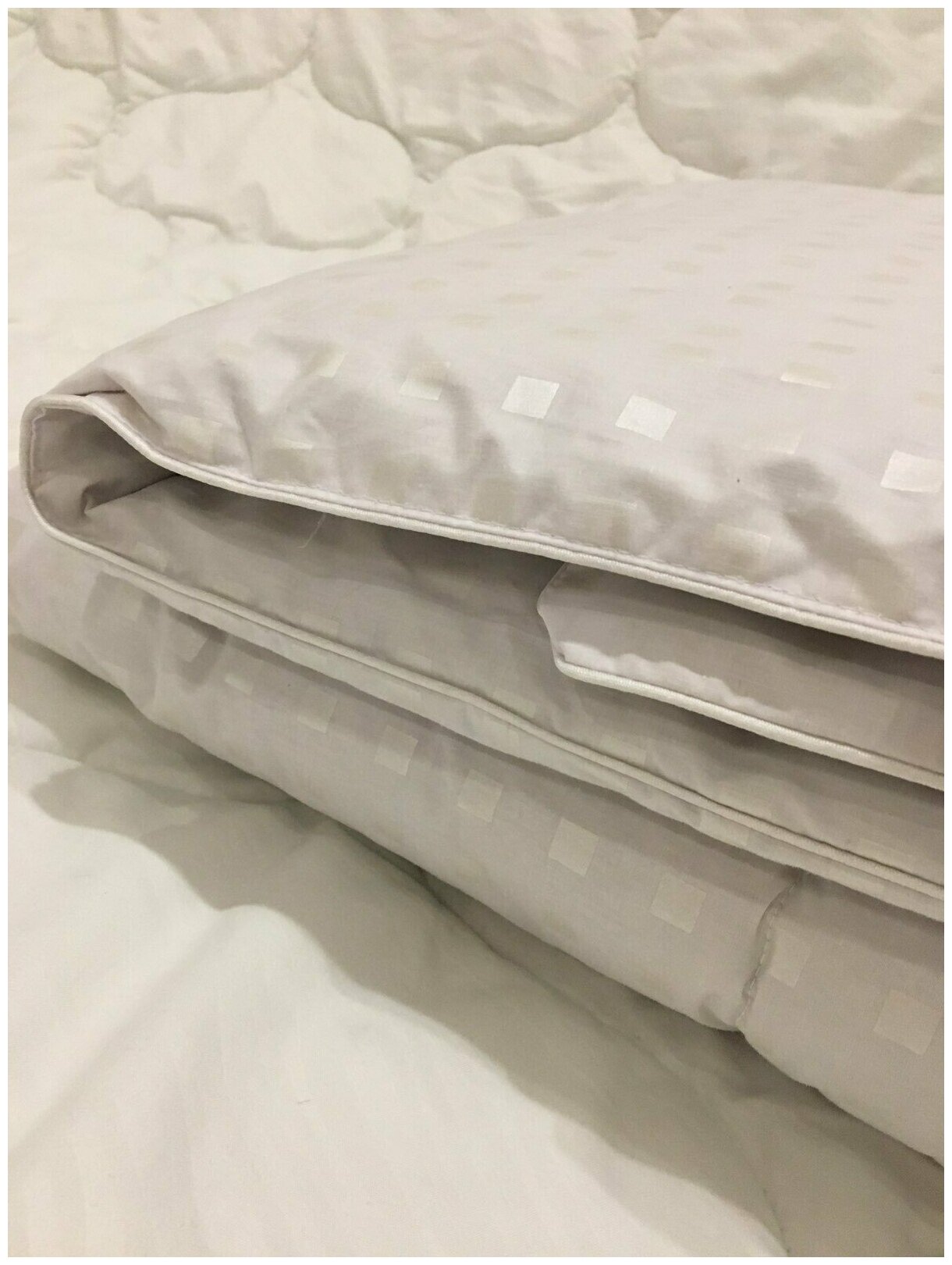 Одеяло пуховое, 2-х спальное, натуральный гусиный ПУХ-100% /облегченное/всесезонное - фотография № 7