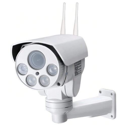 Уличная поворотная 4G Wi-Fi IP камера видеонаблюдения 5Mp 10x zoom со звуком MiCam Link 49G Plus PTZ камера 4g sim 1700000₽