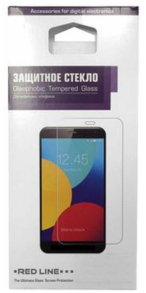 Защитное стекло RedLine для Samsung Galaxy A02s (черная рамка) - фото №3