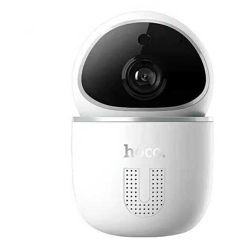 Панорамная Wi-Fi iP камера Hoco Di10 белая панорамная ip wi fi камера panoramic camera v380s 2 mp белый