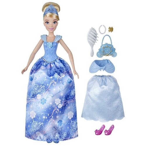 Кукла Золушка в платье с кармашками Disney Princess игровой набор hasbro disney princess secret styles золушка f13865l0