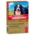 Адвантикс (Elanco) для собак от 40 до 60 кг для защиты от блох, иксодовых клещей и летающих насекомых и переносимых ими заболеваний - изображение