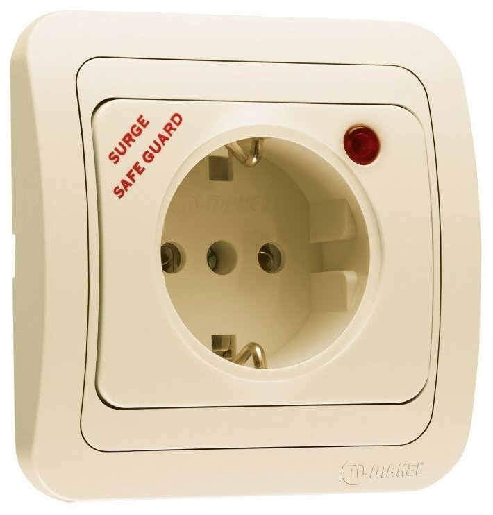 фото Розетка Makel "Mimoza", арт. 14012139