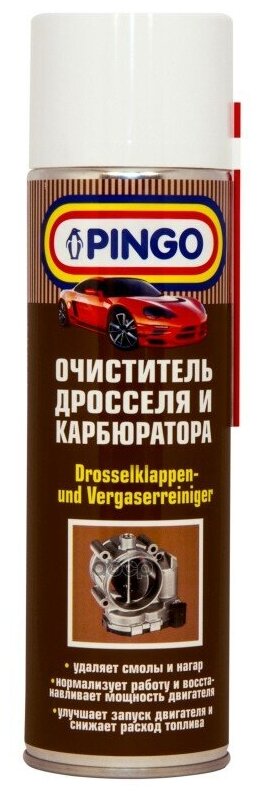 Очиститель Дросселя И Карбюратора Аэр. 500 Мл PINGO850202