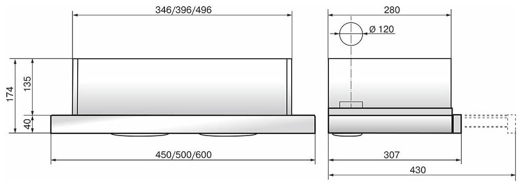 ELIKOR Интегра GLASS 45Н-400-В2Д нерж/стекло черное - фотография № 4