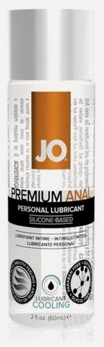 Изображение товара Анальный охлаждающий лубрикант на силиконовой основе JO PREMIUM ANAL COOLING - 60 мл.