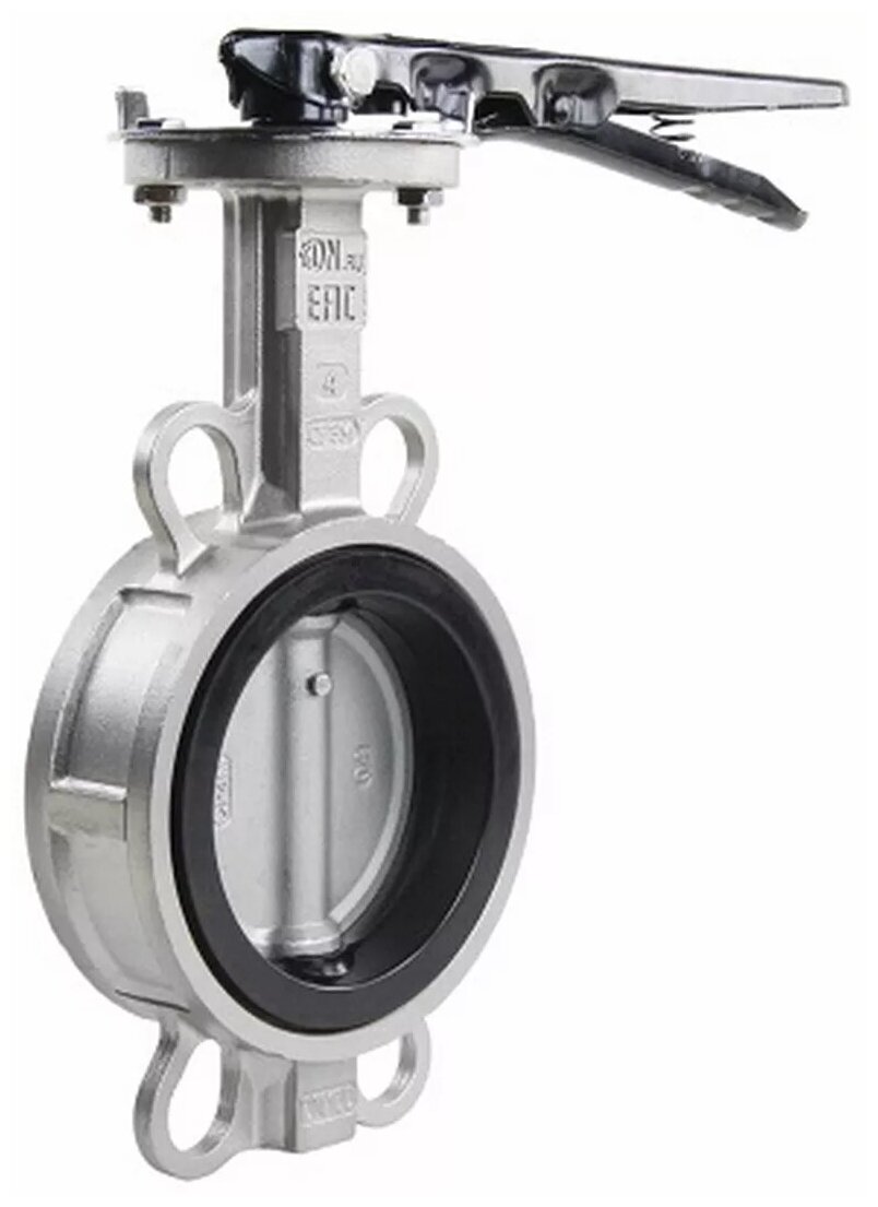 Затвор дисковый DN . ru 316L-316L-EPDM Ду65 Ру16, нержавеющая сталь, EPDM, с ручкой