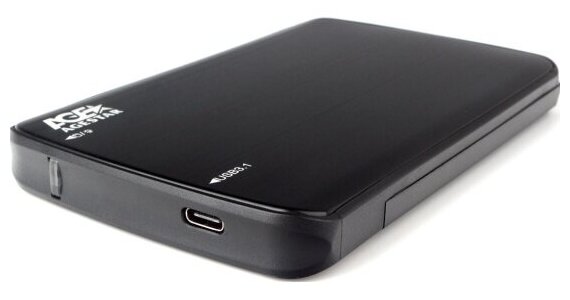 Внешний корпус для HDD 2.5" Agestar 31UB2A12C-6G алюминий, черный, USB 3.2