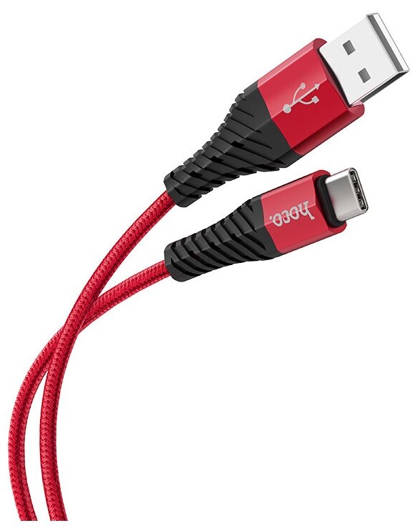 Кабель USB Hoco X38 Cool Charging, Type-C, 1м, красный