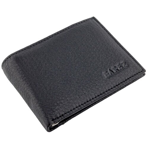 фото Универсальное портмоне из натуральной кожи с зажимом для денег с отделениями для карт и визитницей (арт.2997) barez