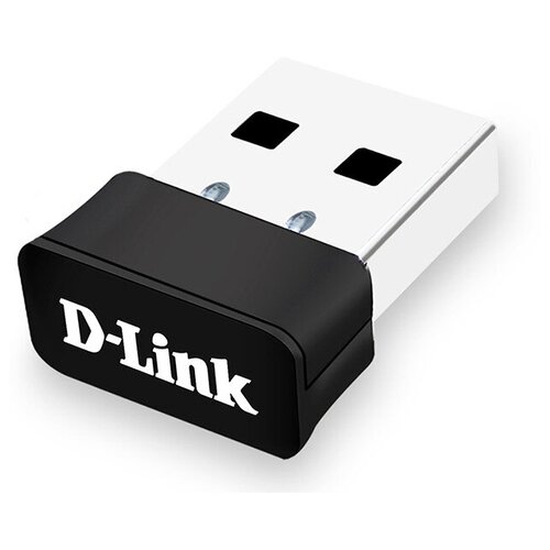 Wi-Fi адаптер D-LINK DWA-171/RU/D1A, черный wi fi адаптер usb 802 11n ac d link dwa 171 ru d1a c1a ac600 150 433mbit s dual band