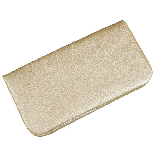 фото Кошелек женский из натуральной кожи, маленький бумажник для денег, портмоне на каждый день светло-бежевый ;светло-розовый пр804-234 кроко