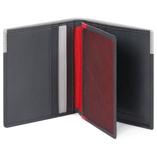 фото Чехол для кредитных карт piquadro urban серый/черный натур.кожа (pp1518ub00r/grn)