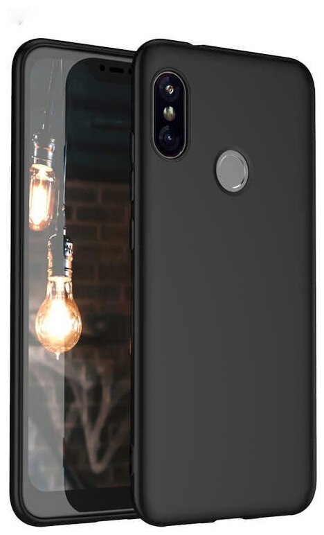 Чехол силиконовый для Xiaomi Redmi 6 Pro / Mi A2 Lite HOCO Fascination series черный