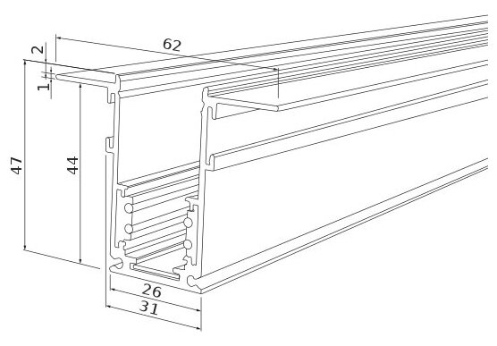 Шинопровод Elektrostandard SLIM MAGNETIC 85086/00 4690389179075 - фото №8