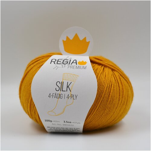 Пряжа Schachenmayr Regia Premium. Silk, 400 м, 100 г, цвет: 00025