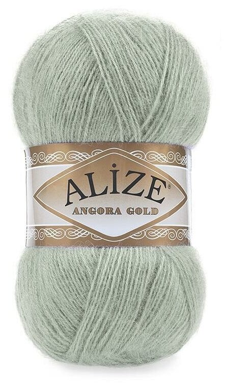 Пряжа Alize Angora Gold (Ангора Голд) - 1 моток 515 миндаль 20% шерсть, 80% акрил 550м/100г