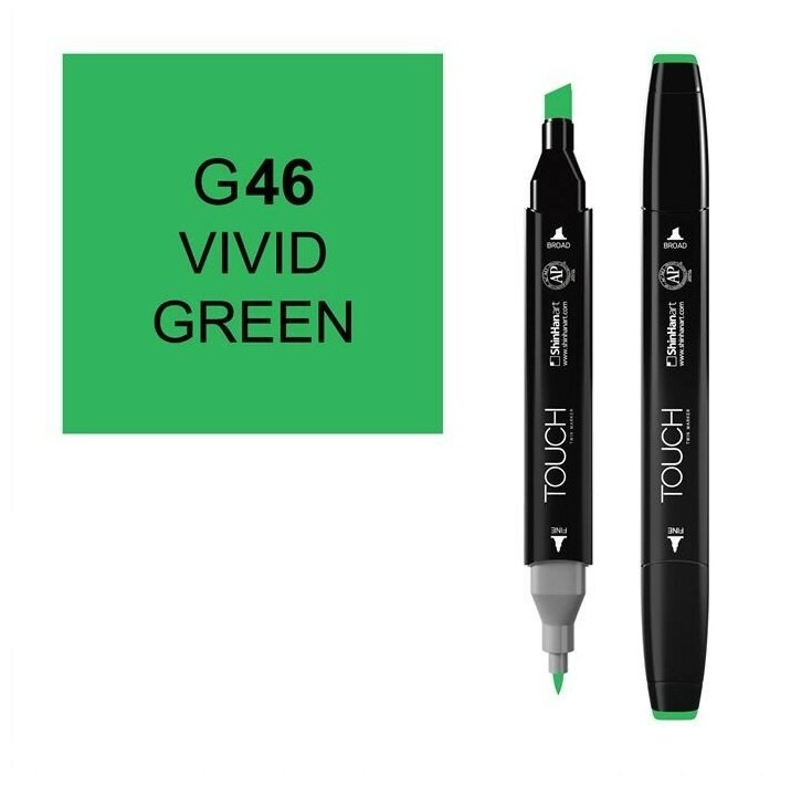 Маркер Touch Twin 046 яркий зеленый G46