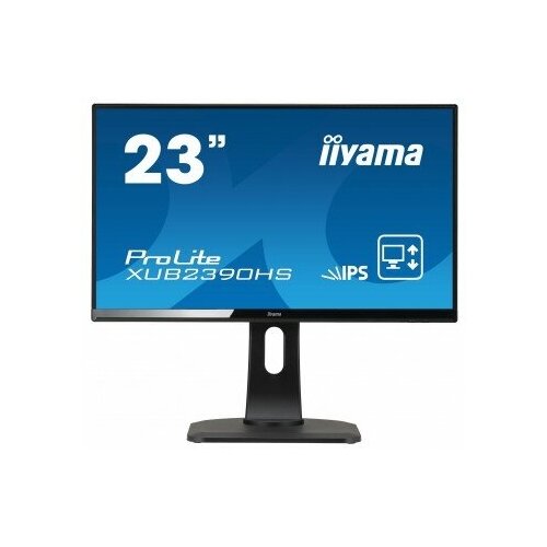 Монитор 23 Iiyama ProLite XUB2390HS-1 XUB2390HS-B1 1920х1080 5 мс 250 кдм2 50000001 178178 AH-IPS DVI-D HDCP HDMI VGA SPK HAS Pivot 2701500₽