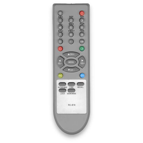 Пульт PDUSPB RC-816 (RC-815) (Techno/Trony) для телевизора Shivaki / Hyundai / General пульт ду для shivaki rc 031r