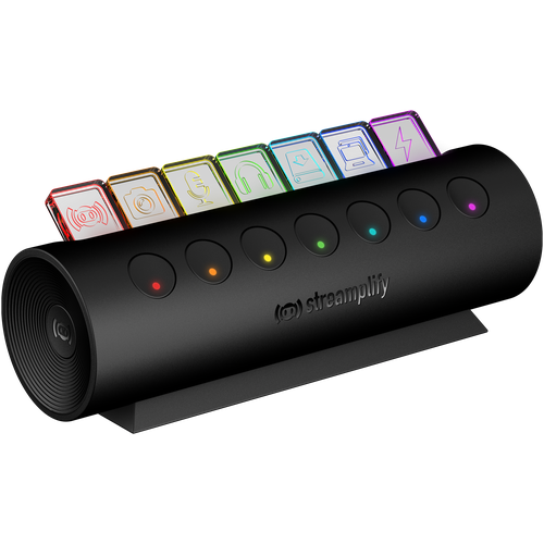 Стриминг контроллер Streamplify HUB CTRL 7, 7-портовый RGB USB хаб