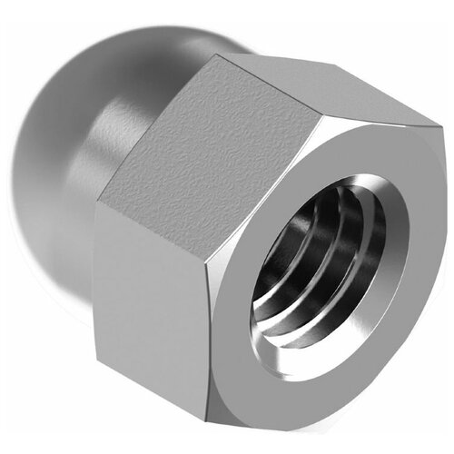 Гайка DIN 1587_колпачковая M4(A2, 4,0, DIN 1587