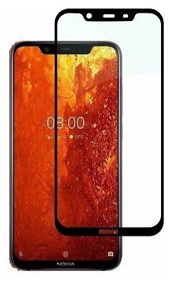 Защитное стекло 3D Glass Pro для Nokia X7 / 8.1 черное