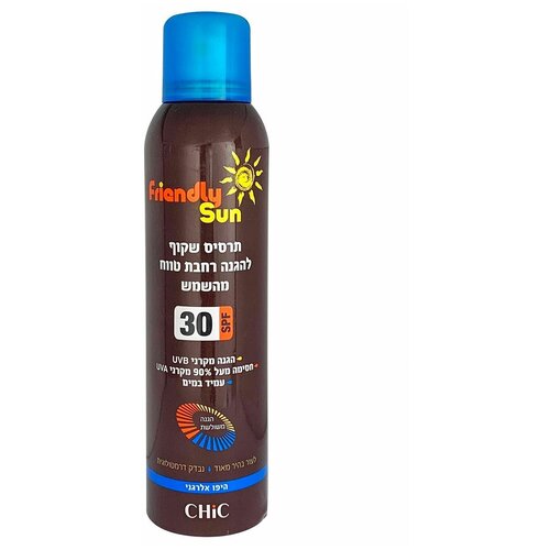 Спрей Chic Cosmetic Солнцезащитный прозрачный спрей SPF 30, 200 мл