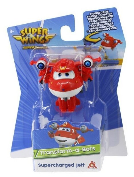 Super Wings, Мини трансформер Заряженный Джетт (серия Суперзаряженные), EU740041